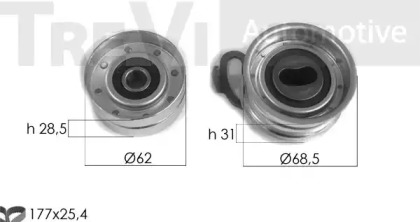 Комплект ремня ГРМ TREVI AUTOMOTIVE KD1405