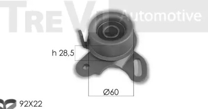 Комплект ремня ГРМ TREVI AUTOMOTIVE KD1412