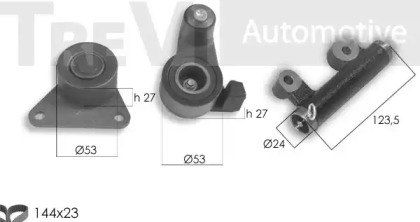 Комплект ремня ГРМ TREVI AUTOMOTIVE KD1415