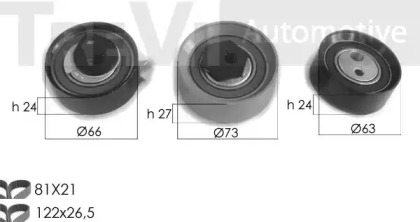 Ременный комплект TREVI AUTOMOTIVE KD1417