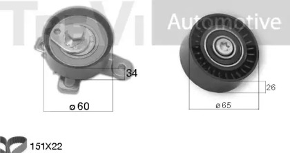 Комплект ремня ГРМ TREVI AUTOMOTIVE KD1419