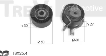 Ременный комплект TREVI AUTOMOTIVE KD1422