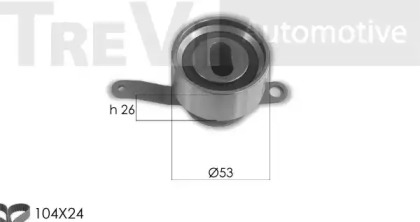 Комплект ремня ГРМ TREVI AUTOMOTIVE KD1430