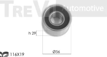 Комплект ремня ГРМ TREVI AUTOMOTIVE KD1436