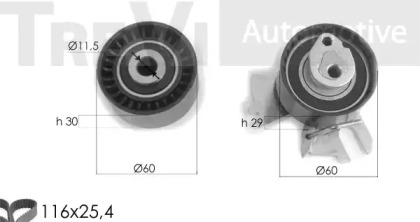 Ременный комплект TREVI AUTOMOTIVE KD1460