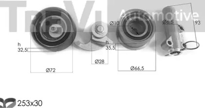 Комплект ремня ГРМ TREVI AUTOMOTIVE KD1462