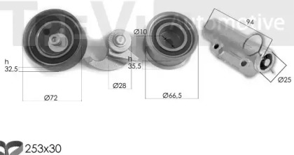 Ременный комплект TREVI AUTOMOTIVE KD1463