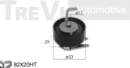 Ременный комплект TREVI AUTOMOTIVE KD1468