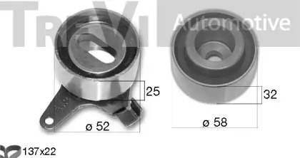 Комплект ремня ГРМ TREVI AUTOMOTIVE KD1483