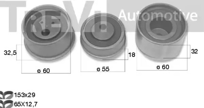 Комплект ремня ГРМ TREVI AUTOMOTIVE KD1484