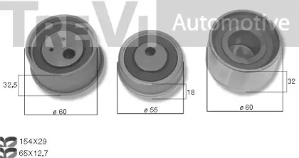 Ременный комплект TREVI AUTOMOTIVE KD1509