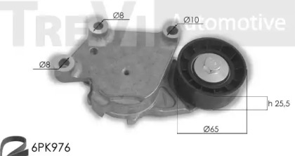 Поликлиновой ременный комплект TREVI AUTOMOTIVE KA1049