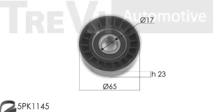 Поликлиновой ременный комплект TREVI AUTOMOTIVE KA1069F