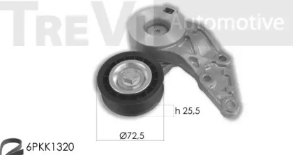 Поликлиновой ременный комплект TREVI AUTOMOTIVE KA1083