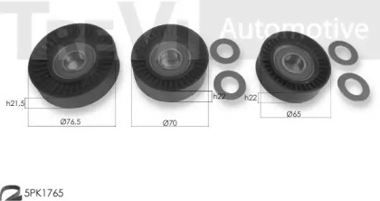 Поликлиновой ременный комплект TREVI AUTOMOTIVE KA1116