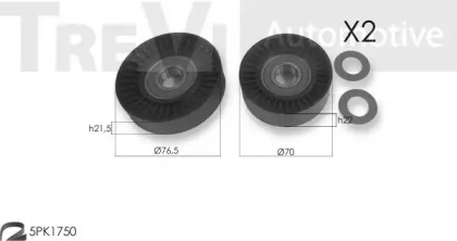 Комплект роликов, поликлиновой ремень TREVI AUTOMOTIVE KA1118