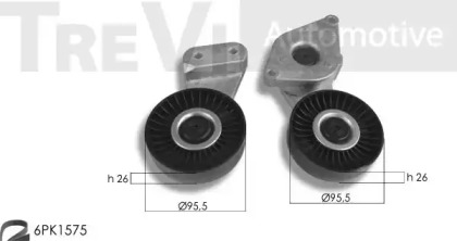 Поликлиновой ременный комплект TREVI AUTOMOTIVE KA1159