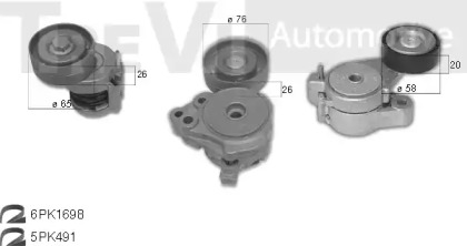 Поликлиновой ременный комплект TREVI AUTOMOTIVE KA1219