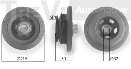 Ременный шкив TREVI AUTOMOTIVE PC1111