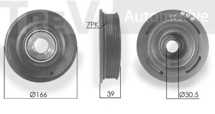 Ременный шкив TREVI AUTOMOTIVE PC1131