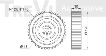 Ролик TREVI AUTOMOTIVE TD1645