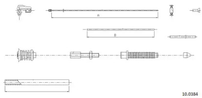 Трос CABOR 10.0384