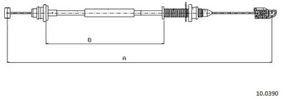 Трос CABOR 10.0390