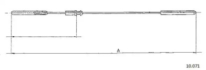 Трос CABOR 10.071