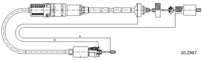 Трос CABOR 10.2967