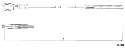 Трос CABOR 10.304