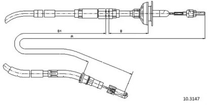 Трос CABOR 10.3147