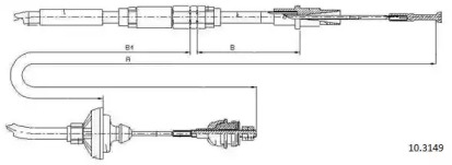 Трос CABOR 10.3149