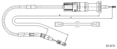 Трос CABOR 10.3171