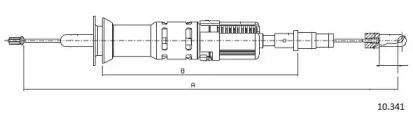 Трос CABOR 10.341