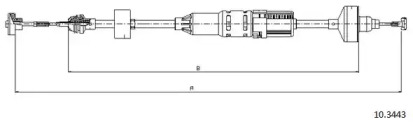 Трос CABOR 10.3443