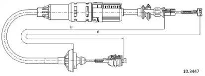 Трос CABOR 10.3447