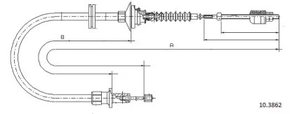 Трос CABOR 10.3862