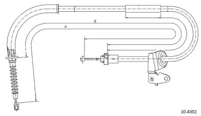 Трос CABOR 10.4302