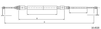 Трос CABOR 10.4520