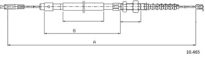 Трос CABOR 10.465