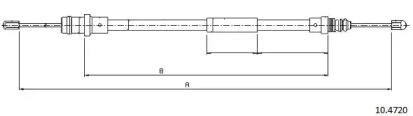 Трос CABOR 10.4720