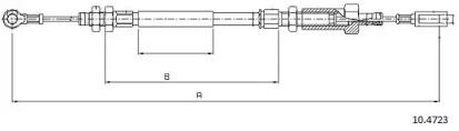 Трос CABOR 10.4723