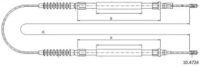 Трос CABOR 10.4724