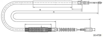 Трос CABOR 10.4728