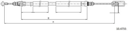 Трос CABOR 10.4733
