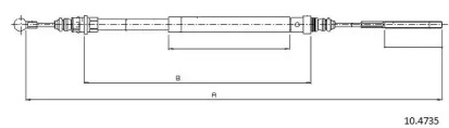 Трос CABOR 10.4735