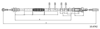 Трос CABOR 10.4742