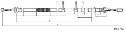 Трос CABOR 10.4743