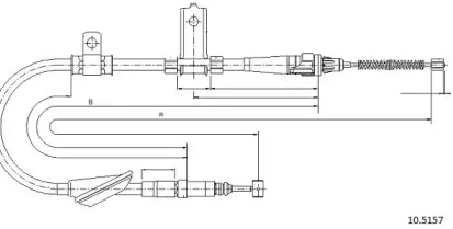 Трос CABOR 10.5157