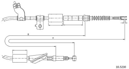 Трос CABOR 10.5230